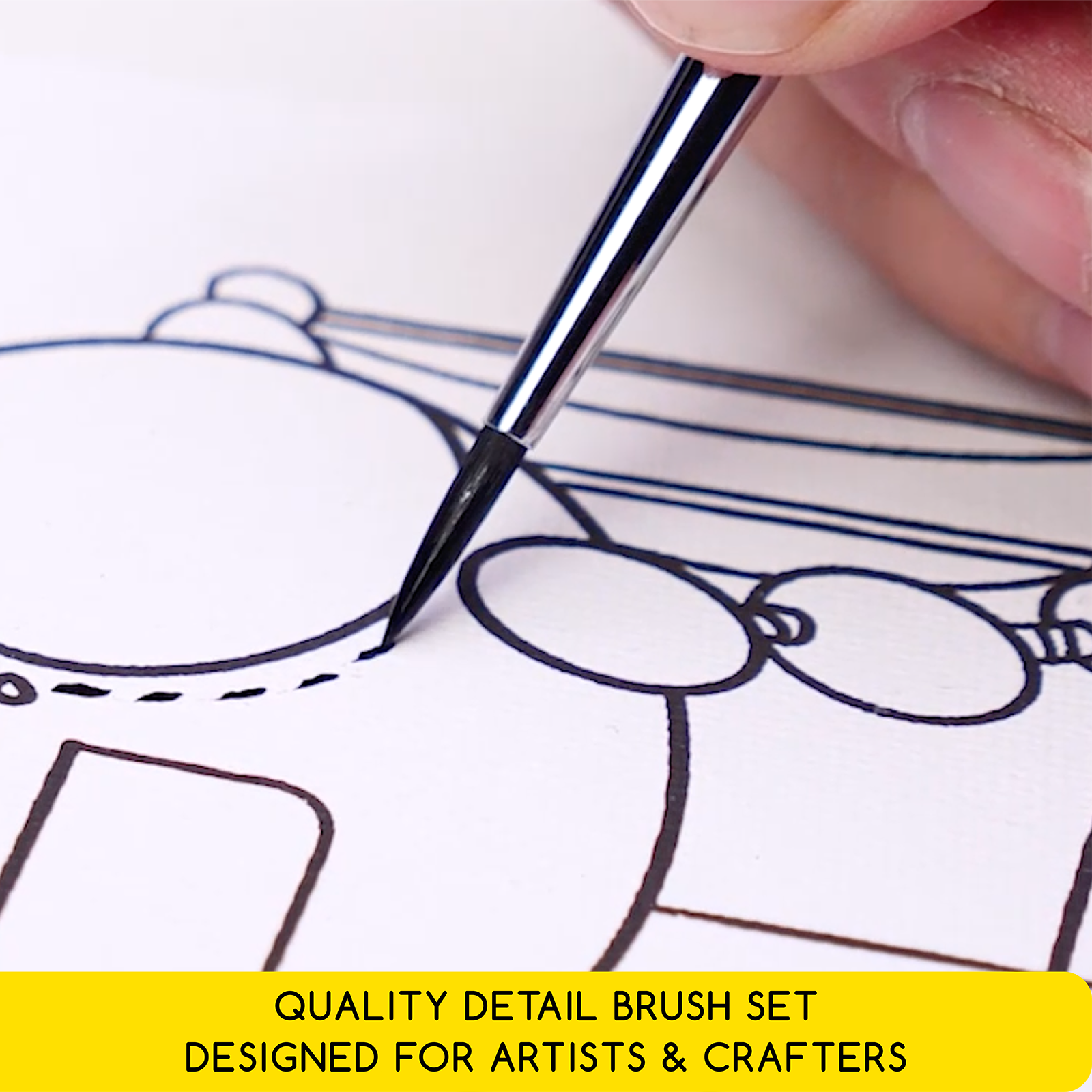 Ensemble de pinceaux de precision-5