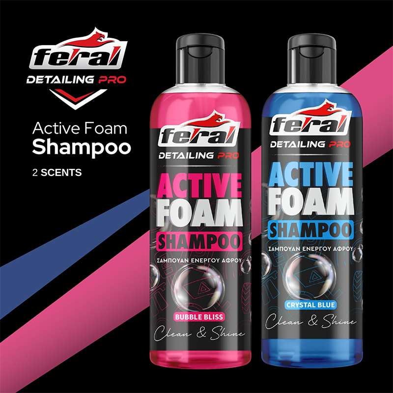 Shampoing mousse active carrosserie auto