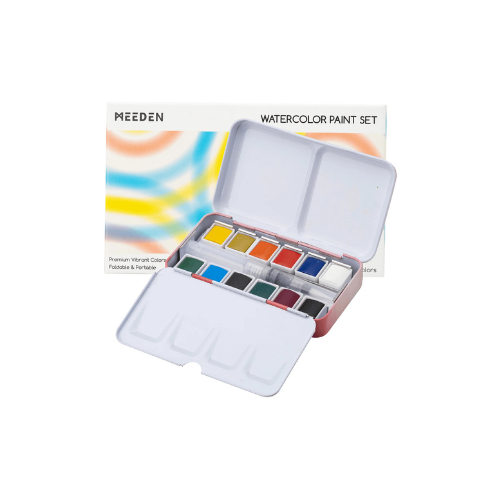 Boite de voyage peinture aquarelle 12 couleurs nouméa site