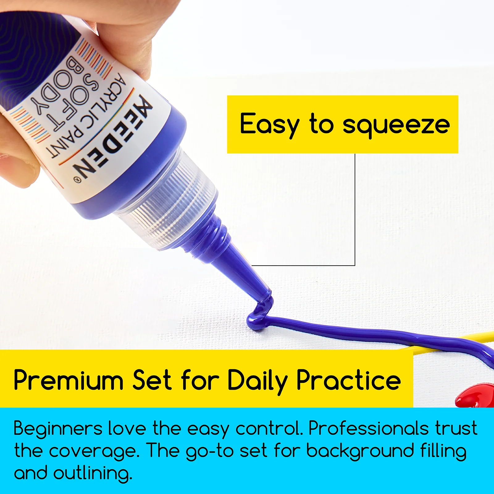 Ensemble de 24 couleurs peintures acryliques 60 ml noumea-3