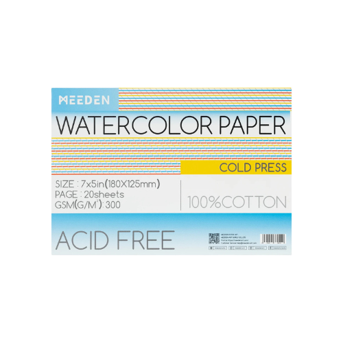 Papier Aquarelle COLD 18x12.5cm noumea