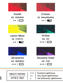 Ensemble de 12 couleurs peinture acrylique 60ml noumea 15