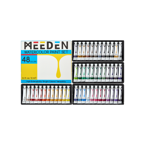 Ensemble de 48 couleurs peinture à l'eau 12ml nouméa site