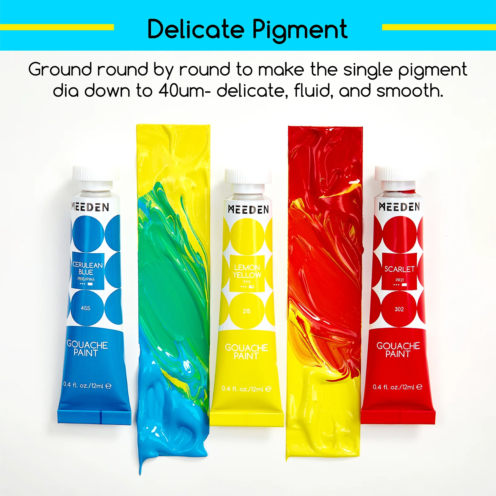 Ensemble de 48 couleurs peinture gouache 12ml noumea 5