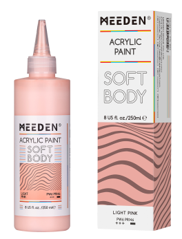 Peinture acrylique fluide 250ml Rose pale noumea 2