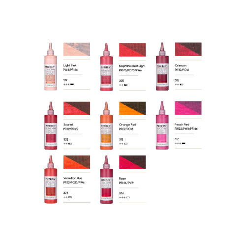 Peinture acrylique fluide 250ml les rouges et roses nouméa site