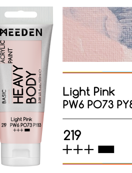 Tube peinture acrylique Rose pale 60ml noumea